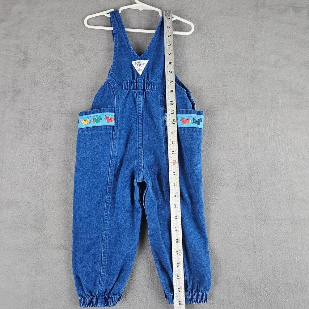 Vintage Oshkosh Bgosh Denim Osh Kosh Airplane Bubble 80s Size 24 Months